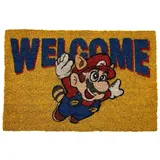 Pyramid GP85157 Fußmatte Super Mario Welcome, Mehrfarbig, 40 x 60 cm