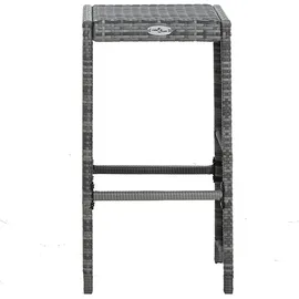 vidaXL Gartenbar Set 7-tlg. grau