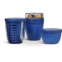 Mepal Snack-& Lunchbox Promoset, 3-teilig, Vivid Blue