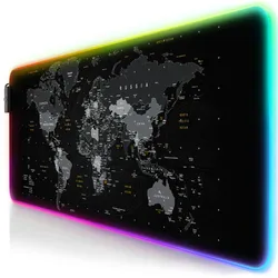 Titanwolf RGB Gaming Mauspad, Mousepad XL 800 x 300mm verbessert Präzision & Geschwindigkeit, Global