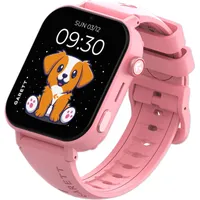 Garett Kids Rel 4G 1,85 Zoll BT Gehäuse Kunststoff Rosa Sportarmband Rosa M