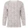Marie Lund Langarmshirt Ecru/Braun XS