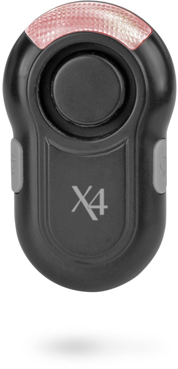 X4-LIFE 701589 Mini Jogging Alarm 115dB (schwarz), 65 x 35 x 25 mm