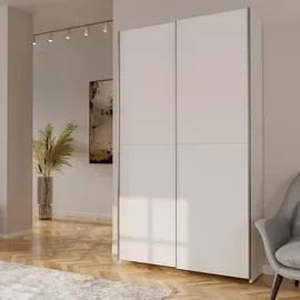 MITEPEK Schwebetürenschrank Nook 120,1 x 210 x 39,1 cm Weiß