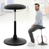 Deskin Hocker 333357, schwarz, höhenverstellbar, bis 120kg 4255704307535 Deskin