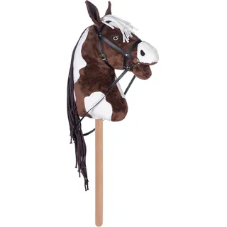 HKM Hobby Horse braun/weiß