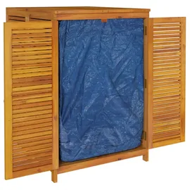 furnicato Gartenbox 70 x 87 x 104 cm 1-tlg. braun
