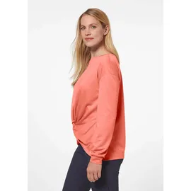Madeleine Sweatshirt mit Knoten-Drapierung Orange 40