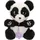Baby Paws Panda 24 cm Lila
