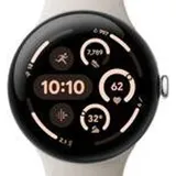 Google Pixel Watch 3 45 mm Bluetooth polished silver Sportarmband porcelain