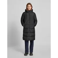 Only Damen Steppmantel ONLMontana Long Puffer Jacket gesteppter Parka mit Kapuze 15226559 Black M