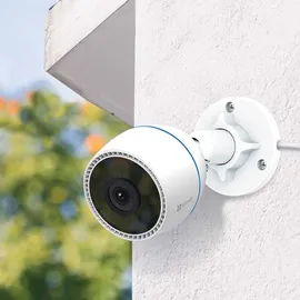 EZVIZ C3TN Farb-Außenüberwachungskamera mit AI & Nachtsicht in Farbe, IP67, Wi-Fi, Outdoor IP (1920 x 1080 Pixels), Netzwerkkamera, Weiss