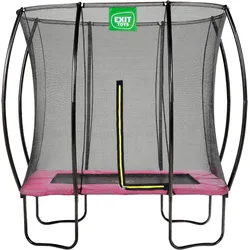 Gartentrampolin EXIT "Silhouette, rosa", rosa (schwarz, rosa), Trampoline, Kinder, mit Sicherheitsnetz