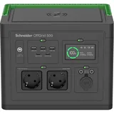 APC Schneider OffGrid 500 Portable Power Station - 500-1000W Nennleistung, 517Wh, 2x AC, 3x USB-A, 2x USB-C, 5,5kg