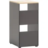 Schildmeyer Solea Wäscheschrank 45,1 x 60 x 95,8 cm Anthrazit/Grau