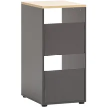 Schildmeyer Solea Wäscheschrank 45,1 x 60 x 95,8 cm Anthrazit/Grau