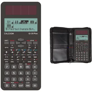 CALCOOM IQ Z8 Plus Taschenrechner Wissenschaftlich + 5 Jahre Garantie + Schutztasche