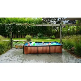 EXIT TOYS Stone Pool 300 x 200 x 65 cm inkl. Filterpumpe