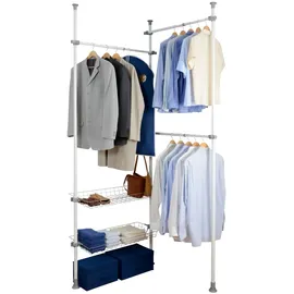 Wenko Garderobenständer Herkules Duo Grau