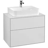 Villeroy & Boch Waschtischunterschrank 2 Auszüge 80 x 60,3 x 50,1 cm Weiß