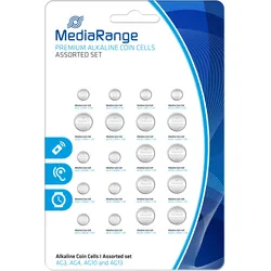 MEDIARANGE MRBAT119, Einwegbatterie, -, PR48, Alkali, 1,5 V, 20 Stück(e), 145 mA
