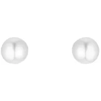 Amor Paar Ohrstecker »Perle« Made in Germany - mit Süßwasserzuchtperle goldfarben