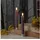 Deluxe Homeart Mia LED Stabkerzen 15 cm lila 2 St.