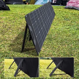 SWAREY Faltbares Solarpanel 200W Monokristallines Solarmodul für Powerstation Garten Camping RV Wandern Tablet