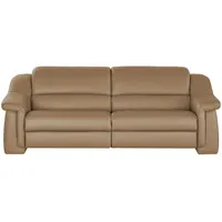 himolla Ledersofa  1501 , beige , Maße (cm): B: 232 H: 84 T: 106