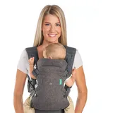 Infantino Flip 4-in1-Babytrage (grau/türkis)