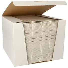 Papstar 100 Servietten "ROYAL Collection" 1/4-Falz 40 cm x 40 cm sand "Kitchen Craft"