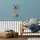 Queence Wandbordüre Dunkelblau 250 x 90 cm 0 g Blau