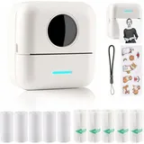 Mini-etikettendrucker, Mini-fotodrucker Für Smartphones, Thermodrucker Für Aufkleber, Fotodrucker Für Reisetagebücher, Logos, Notizen, Tagebücher, Listen Und Memos