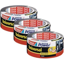 Tesa Gewebeband extra Power Universal 25 m x 50 mm 3 St.
