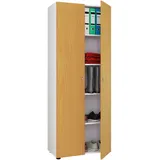 VCM Vandol Mehrzweckschrank 70 x 178 x 39 cm Weiß