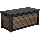 Keter Gartenbox Northwood 623L Walnuss Auflagenbox Kissenbox bis 270kg belastbar