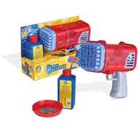 PUSTEFIX Seifenblasenmaschine Bubble Bazooka mit Nachfüllflasche 250ml