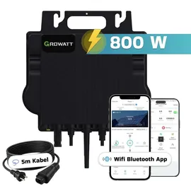 sunniva Balkonkraftwerk Full Black Bifazial 920 W inkl. TSUN 800 W Wechselrichter + 2 x 460 W Solarmodule