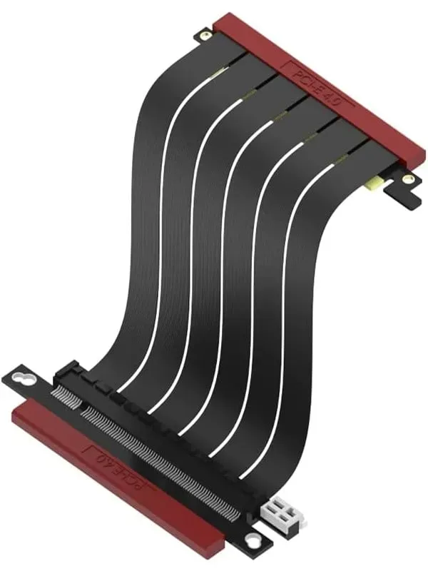 Meshroom PCIe 4.0 Riser Cable - 14CM - Dual
