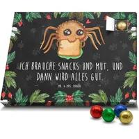 Mr. & Mrs. Panda Schoko Adventskalender Spinne Agathe Sandwich - Schwarz - Geschenk, Schokoladen Adventskalender, Mut, Merchandise, Hunger, Lebensf... - Schwarz