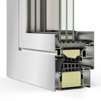 Schüco Fenster mit Rollladen, Aluminium-Fenster AWS 90.SI+, Anthrazitgrau RAL 7016, 800 x 800 mm, festverglast, individuell konfigurieren