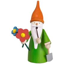 Seiffener Volkskunst eG Räucherfigur Gartenwichtel 16 cm