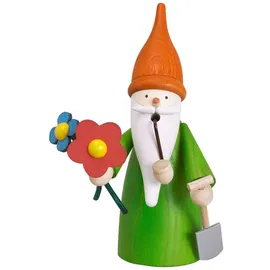 Seiffener Volkskunst eG Räucherfigur Gartenwichtel 16 cm