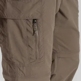 Craghoppers Nosilife Convertible Cargo Hosen Zip-Off-Hose Braun 60