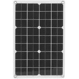 50-w-falt-solarpanel Mit Monokristalliner Zelle Und Zwei Usb-ladegeräten Für Auto, Wohnmobil, Yacht Und Outdoor-ladegeräte