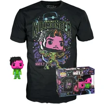 Funko Funko, Shirt, What If?? Pop! & Tee: Vinyl Figur - T-Shirt Set Killmonger (BKLT) Größe XL, (XL)
