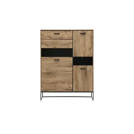 Uno Vitrine New York 110 x 38 x 148 cm Mehrfarbig