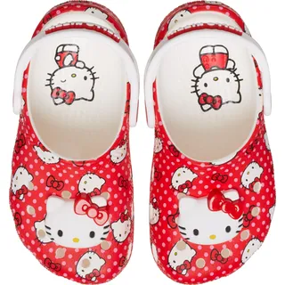 Crocs Hello Kitty Red Classic Clog T Clog, Multi, 27/28