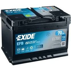 Exide EL700 Start-Stop EFB 12V 70Ah 720A Autobatterie