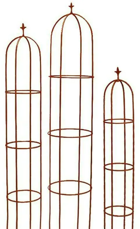 Rank Obelisk D37H200cm,10mm rost